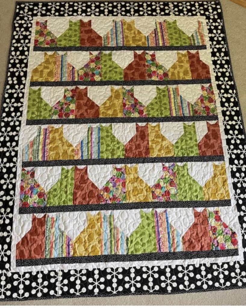 Customers quilt.