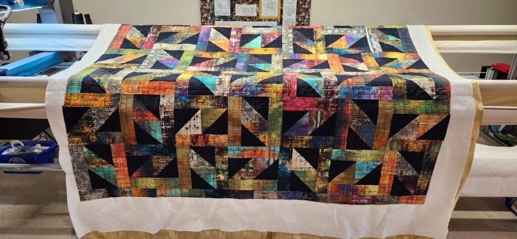 Customers quilt.