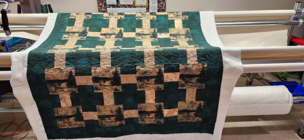 Customers quilt.